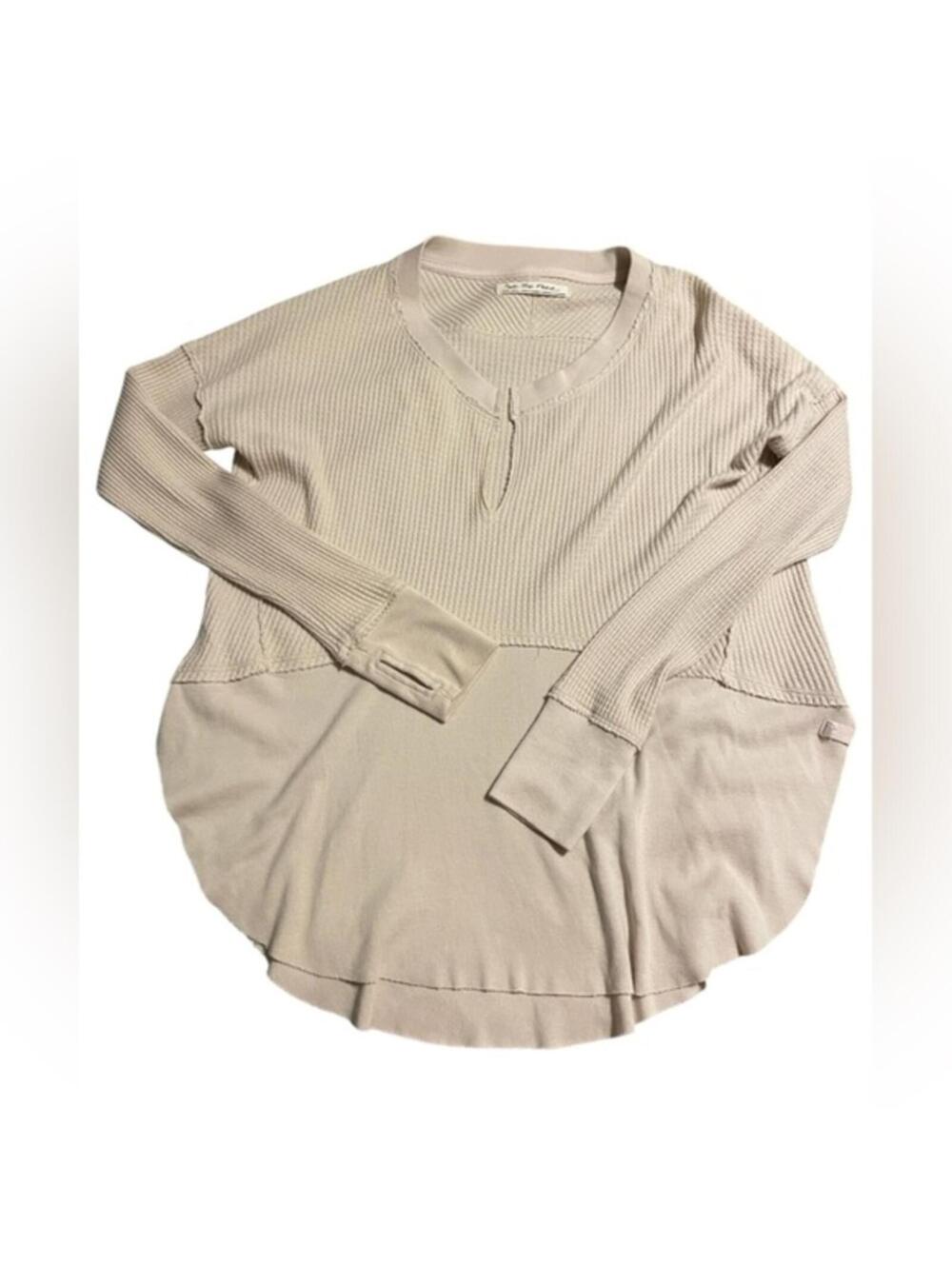 Free people pullover split hem top